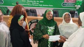 First Lady disburses N25m grant to 500 women in Katsina