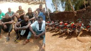 Gallant troops of 6 Brigade Nigerian Army have successfully apprehended 12 suspected kidnappers