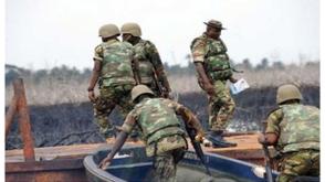 Navy destroys 6 illegal refining sites in Delta