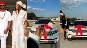 Paul Okoye surprises wife with Range Rover SUV as ‘push gift’
