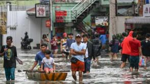 Tropical Storm Trami strikes the Philippines, resulting in 40 fatalities and towns being submerged