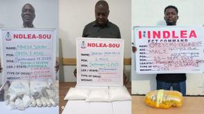 NDLEA nabs Lagos drug kingpins, seizes cocaine, heroin, meth across states