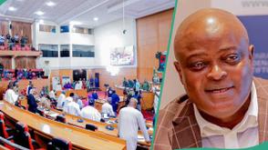 BREAKING: Drama looms as Obasa storms Lagos Assembly, enters Speaker's office