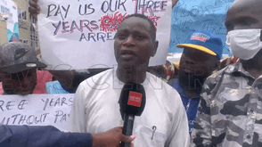 Unpaid teachers storm finance ministry over three-year salary arrears