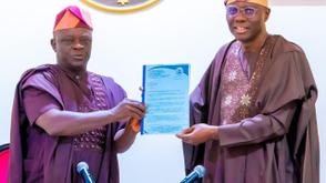 Association of ex-LG Chairmen award Sanwo-Olu as best Governor in Nigeria 