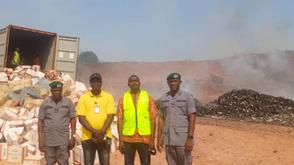 NSA, Customs, and others destroy illicit drugs in Lagos worth billions