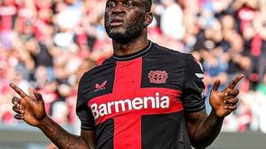 Boniface eyes historic title with Leverkusen