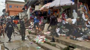 Lagos task force dislodges street traders in Victoria Island