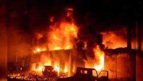 Radio Nigeria gutted by fire in Lagos