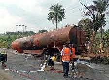 NEMA warns against scooping of fuel from accidented tankers