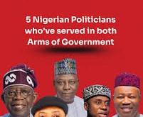 5 Nigerian Politicians who have served in both the legislative and executive arms of government