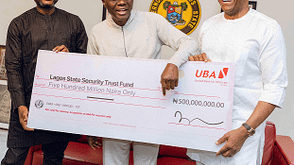 UBA foundation donates N500m to Lagos State Security Trust Fund