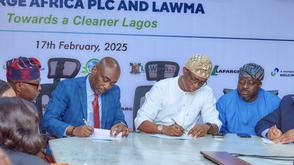 Lafarge Africa signs pact with Lagos Govt on solid waste management