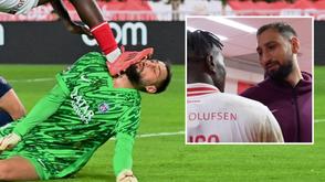 Monaco’s Singo apologises after injuring Donnarumma