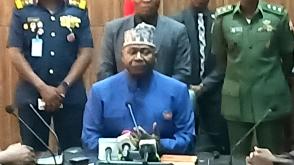 Musa assumes office, says shedding of innocent blood over