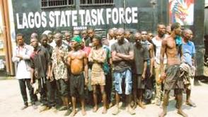 Lagos task force arrests 281 ‘Omotaku’ in massive statewide raid