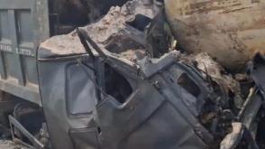 Truck, gas tanker collision claims 2 on the Lekki-Epe expressway