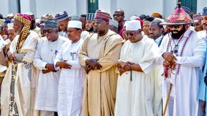 Gov. Bago attends funeral of Hajiya Fatima Jantabo in Minna