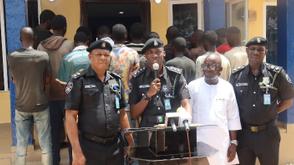 Police arrest 146 suspects in Sagamu