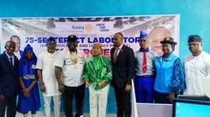 Rotary club omole-golden commissions 75-seater ICT lab