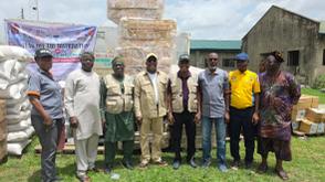 NEMA distributes relief materials to Lagos fire victims