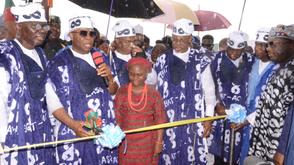 Tinubu commissions Opebi bridge, LAGIS building, other projects