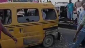 Brake failure causes multiple crash on Lagos-Badagry expressway