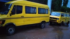 Ogun Police impound vehicles in Sango, Ijebu Ode