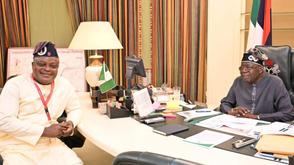 Obasa meets Tinubu, lobbies for Lagos West Senatorial ticket