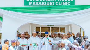 Shettima commissions Borno govt. house clinic, lodge