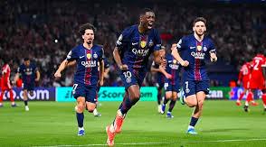Dembele fires PSG into second consecutive Champions League final