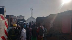 Lagos foam factory gutted by fire, no casualty