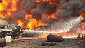 Lagos extinguishes Agege gas pipeline fire, records no casualty