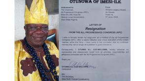 Ex-Osun LG Chairman, Ojo Williams quits APC, cites political imbalance
