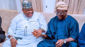 Adeleke, Kyari visit Basiru, mourn late mother
