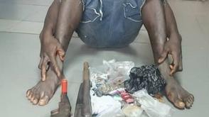 Police arrest 22-year-old, recover firearms, suspected Indian hemp in Lagos