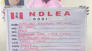 NDLEA arrests KC Luxury, others with N39bn cocaine consignment