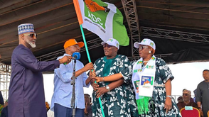 Atiku, Mark, Aregbesola rally support for ADC candidate in Osun