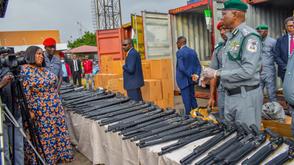 Customs foils security threat, seizes over 140 arms components, ₦373.8M drug cargo