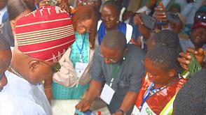 Osundecides: Gov.Adeleke casts vote, raises alarm over alleged plot to disrupt poll in Ede