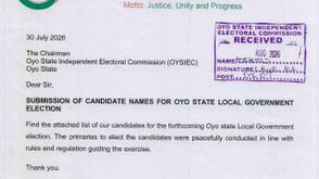 Oyo SIEC recognises Wike-backed PDP candidates for council polls