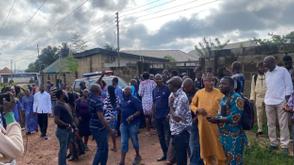 Drama as FUOYE Staff, Students hinder Police from arresting VC