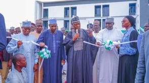 Zulum builds, hands over a 42-room patients’ apartment to UMTH