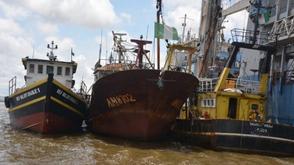 Navy hands over three vessels over alleged illegal fishing activities