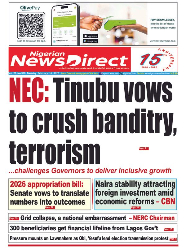 Cover of the Tuesday, 10 February 2026 edition