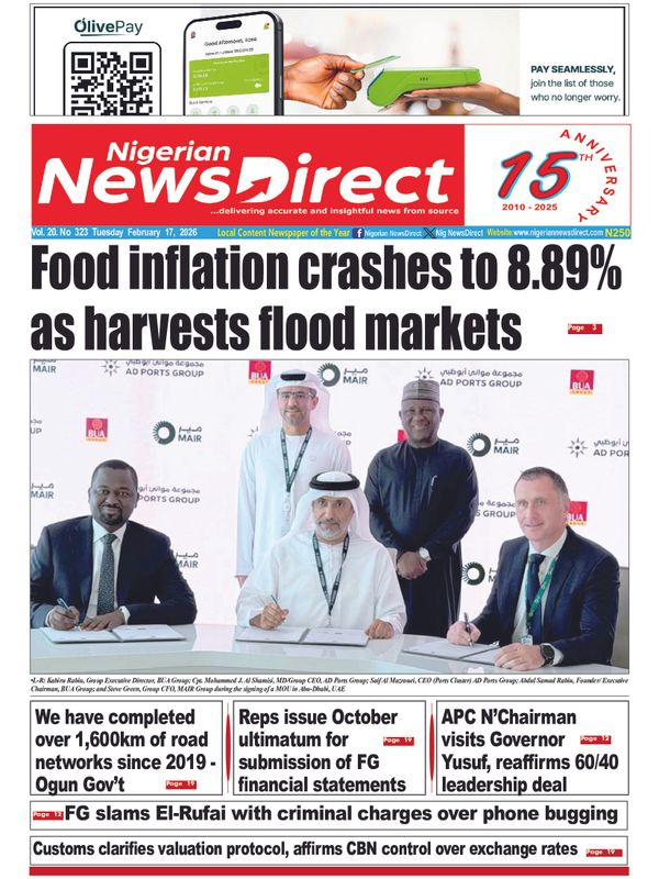 Cover of the Tuesday, 17 February 2026 edition