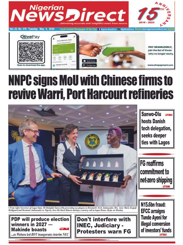 Cover of the Tuesday, 5 May 2026 edition