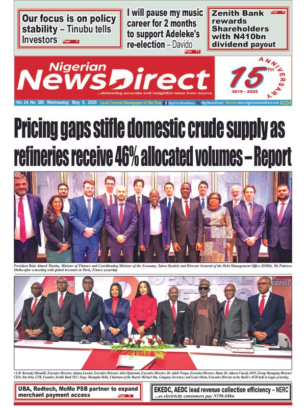 Cover of the Wednesday, 6 May 2026 edition