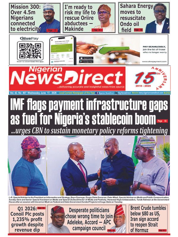 Cover of the Wednesday, 17 June 2026 edition