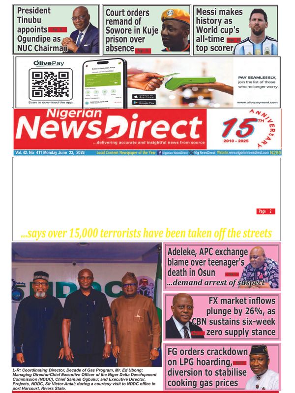 Cover of the Tuesday, 23 June 2026 edition